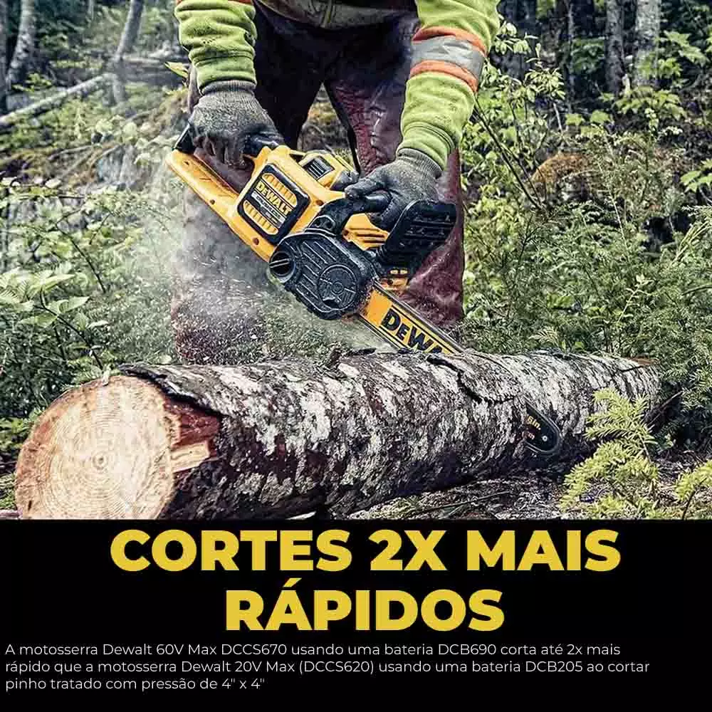 Eletrosserra DCCS670B 60V 16 Pol. Max Flex Volt Dewalt